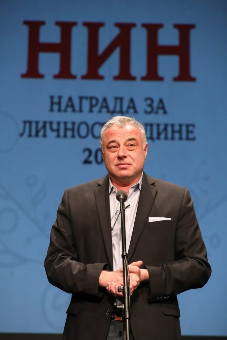 BEOGRAD 30.01.2023. Aleksandar kavcic, Ninova nagrada, Nin, Licnost godine Atelje 212. foto Mitar Mitrovic